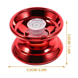 1 Set Professional Unresponsive Balls String Ball Toys Metal Yo-yo Birthday Gift