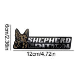 3D Dogs Stylish Emblems And Badges Acrylic Funny Automotive Badge Sticker For Car Dog Lover
