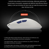 Darmoshark M3 Gaming Mouse - 4K, Wireless BT5.0 & Wired Tri-Mode, Rechargeable, 26000DPI PAM3395 Optical, E-sports for Computer