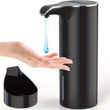 1pc Automatic Liquid Soap Dispenser, Touchless Hand Sanitizer Lotion Dispenser Machine, Intelligent Sensor Lotion Dispenser Soap Dispenser, 5 Modes Adjustable Lotion Container For Bathroom, Bathroom Accessories