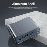 Powerful Docking Station with PD 100W, HDMI 60HZ, DP 4K, USB 3.0/2.0, RJ45 Gigabit Network, SD & TF Card Reader