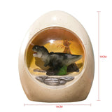 Cartoon Tyrannosaurus Egg Night Light Piggy Bank High Capacity Resin Money Boxes Decoration Toys Crafts Coin Jar Kids Gifts