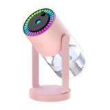 Portable with Starry Sky Light Compact Rotatable Desktop Mini Humidifier for Car Office Bedroom Home Decor