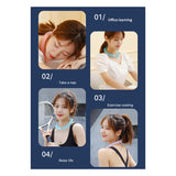 Cooling Collar Reusable Ice Neck Cool Wearable Body Cooling Products For Outdoor Indoor, Relief For Summer Pink