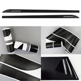 Side Skirt Sills Stickers For F30 F31 F32 F33 F15 F16 F10 E60 E61 Carbon Fiber Vinyl Decals Car Body Decoration
