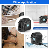2in1 40M 5M Laser Tape Measure Digital Distance Meter Handheld Range Finder Tool