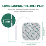 10-50pcs Reusable Seldhesive Electrode Pads Gel for Muscle Stimulation Device Accessories Massage Patch