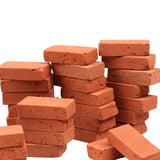 150Pcs Mini Bricks 1/16 Miniatures Simulation Red Brick For DIY Fairy Dollhouse Garden Ornament Toy