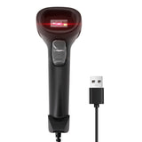 Handheld USB 2D 1D Barcode Scanner COMS Sensor High-speed QR Code Reader Plug and Play Auto-sensing/Continuous Scanning