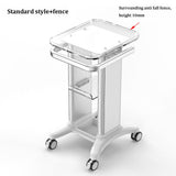 Beauty Instrument Desktop Rolling Trolley Multifunctional Dental Acrylic Small Bubble Medical Cart