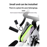 ESLNF Portable Cycg Top Tube MTB Road Tool Bag Color Block Waterproof Ultralight Bicycle Pannier Pocket