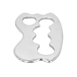 Scraping Board Sturdy Firm Wear Resistant Stainless Steel Body Gua Sha Tool Ergonomic for Home Office for Men Women for Muscle