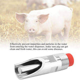 10 Stainless Steel Pig Dispenser, Automatic Water Nozzle, Drinking Nipple
