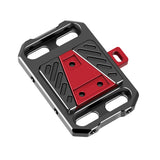 Mini Mount V Lock Battery Adapter Plate Aluminum Alloy with 1/4 3/8 Inch M4 Screw Hole