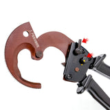 J40A Ratchet Cable Cutter Ratcheting Wire Cutting Hand Tool For Copper Aluminum Cables Cutting Max 300mm² Cu/Alu Cable