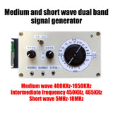 AM FM Medium Wave Shortwave Signal Generator 5mhz-18mhz 400khz-1650khz Band Wireless Transmitter Repair Debug Radio