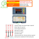 AC 110V 220V 12V T3231 Digital LED Display Cycle Timer Control Adjustable Timing Relay Time Delay Switch