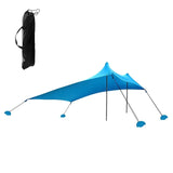 Portable With Sandbag Anchors Sun Shelter Beach Tent Canopy Hiking Equipment