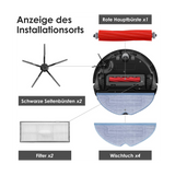 Accessory Set for S7 Pro Ultra/S7 MaxV Ultra, 6 X Dust Bags, Main Roller Brush Robot Vacuum Cleaner Accessories