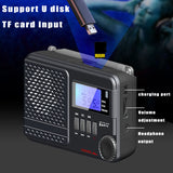 Portable Radio FM/AM Full Band Radio Receiver Digital Memory Function Radio Stereo MP3 Player Support U Disk