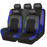 4Pcs/9Pcs Cover Universal PU Leather Car Cushion Front And Rear Full Protection Seat Pad For Cars Truc