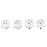 10PCS/Set Acrylic Cases Element Cubes Box For Element Cube Shape Clear Boxes Collection Storage For 10MM 25.4MM Element Cubes