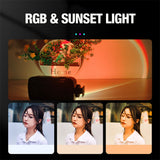 LED Video Light Panel RGB LED Video Light Mini Pocket photography Light Vlog Fill Light for Smartphone DSLR SLR Camera Lamp