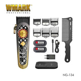 NEW WMARK NG-134 Wireless Charging Clipper High Speed Professional Type-C Rechargeable Hair Cutter With Charge Stand