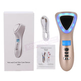 Hot and Cold Beauty Instrument Led Color Photon & Ultrasonic Beauty Skin Instrument Facial Massager Hot Cold Beauty Import Instrument Color Light Skin Rejuvenation