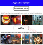 220V Heater Induction Heating hine Smelting Furnace High Frequency Welding Metal Quenching and Annealing Equi