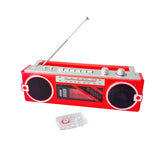 BT 5.0 Wireless Stereo Speaker With AM/FM Dual-Band Retro Radio, TF Card Music Playback