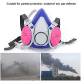Self-Suction Half Facepiece Particulate Anti-Dust Respirator With 2 Filter Cottons Chemical Industry Protection Mask