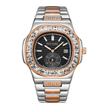 PINTIME Iced Out Watch for Men Fashion Bling Luxury Diamond Waterproof Luminous Stainless Steel Quartz Wristwatch Relogios Reloj