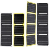 30W/40W 5V Portable Solar Panel Battery Phone Charger Foldable Small Emergency ETFE Panels for USB A C Power Bank
