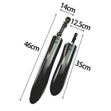 Generic Bicycle Mudguards Easy to Install DIY Accessories Bike Set