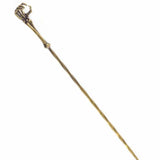 Retro Brass Pass Drill Dredge Drilled Creative Carving Spiral Ventilation Needle Cigarette Cigar Smoking Tool