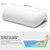 SPA Pillow,Non-slip Bathtub Headrest Soft Waterproof Bath Pillows with Suction Cups Easy To Clean Bathroom Accessories