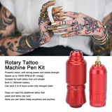 Tattoo Machine Pen Kit Powerful Motor Interface Stable Strength Cordless Tattoo Power Supply for Cartridges Needles