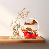 Artistic Deer Sculpture - Resin Decor For Bar, Bedroom & Desk
