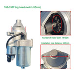 5-6.5KW Starter Motor Replacement Fit Engine Gasoline Generator Parts for 188F/190F GX390/GX420 Gasoline Generator Parts
