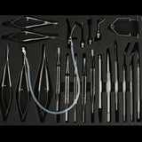 21pcs micro instrument set for cataract and intraocular lens implantation Stainless steel