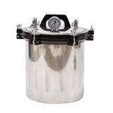 Stainless steel pressure steam sterilizer sterilization pot portable laboratory 12L18L24L