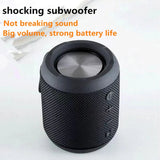 Mini Wireless Speaker High Volume Radio Computer Subwoofer Card Bluetooth Audio Portable Small Steel Cannon