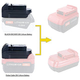 BSP20PO Adapter for Black Decker/Stanley/Porter Cable 20V Li-Ion Battery Used Convert For Porter Cable18V Nickel PC18BL