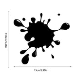 Paint Splatter Decals Waterproof Window Decal Multipurpose Reflective Car Funny Automotive Stickers For Trucks