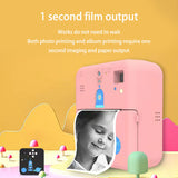 Multifunction Photo Printer Lightweight Cameras Wireless Digital Toy Thermal Printing hine Instant Mini Printers Blue