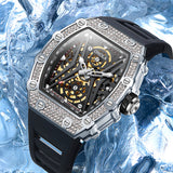 Luxury ONOLA Fashion watches men Hollow Full-automatic Mechanical Tape Waterproof Watch for Men Montres Pour Hommes Clock