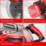 Multifunctional Electric Aluminum Sawing hine 45 Degree Cutting Miter Saw Household Woodworking Power Tool 220V 1800W