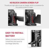 Andoer Cage Kit for Canon EOS M50 DSLR Cameras Top Handle Camera Video Rig Aluminum Alloy with Cold Shoe Mount