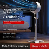 Adjustable Height Electric Fan with Timer and Remote Control - Ideal for Bedroom, Living Room, and Office